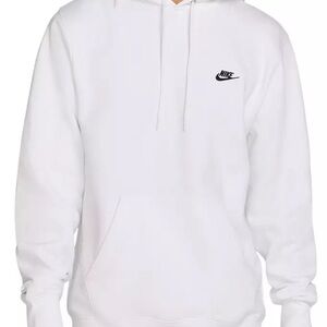 Nike Men's Classic White Hoodie